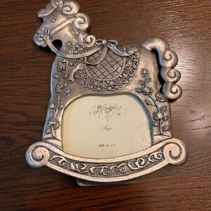 Silver Rocking Horse Picture Frame